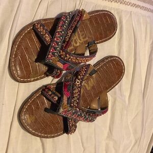 Sam Edelman Colorful Embellished Sandals